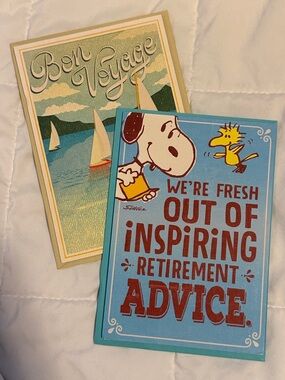 🌻 Bundle of 2 Hallmark Retirement Cards